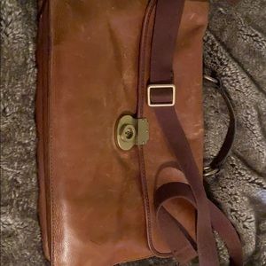 Men’s Leather Fossil Briefcase